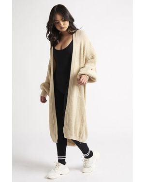 Urban Bliss Longline Cardigan Canvas - Black