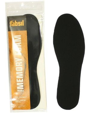 Wynsors Memory Foam Insoles Cut To Size Textile - Black