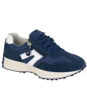 Cipriata Ferrara Memory Foam Trainers - Blue