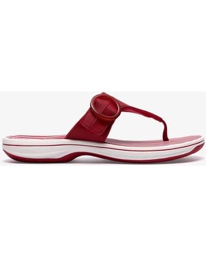 Clarks Brinkley Cove/ Sandals - Red