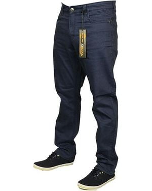 KAM Jeanswear Kam Big King Size Stretch Chinos Jeans - Blue
