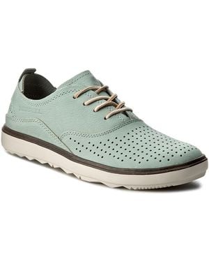 Merrell Around Town Lace Air Light Shoes Nubuck Leather - Blue