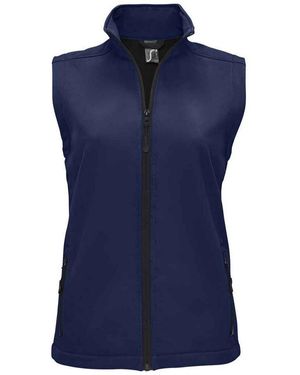 Sol's Ladies Race Softshell Gilet (French) - Blue