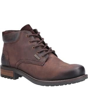 Cotswold Woodmancote Lace Up Work Boots - Brown
