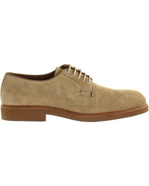 Hackett Chino Eyelet Blucher Shoes Leather - Black