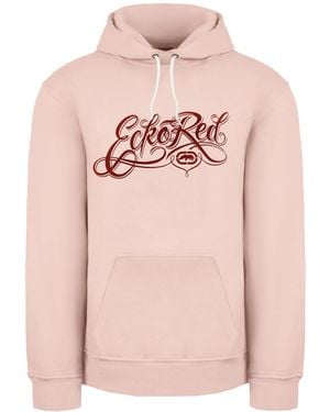 Ecko' Unltd Long Pullover Light Scarlett Hoodie Efm04804 Powder - Roze