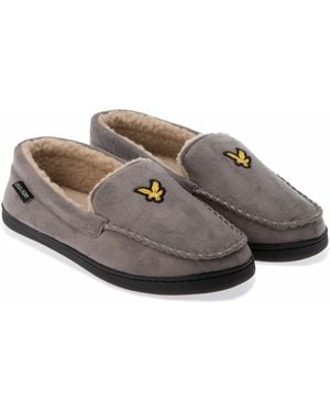 Lyle & Scott Aspen Slippers - Grey
