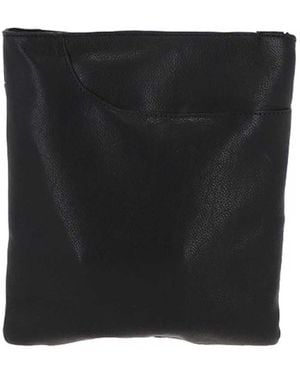 Ashwood Leather Real Michigan Crossbody Bag - Black