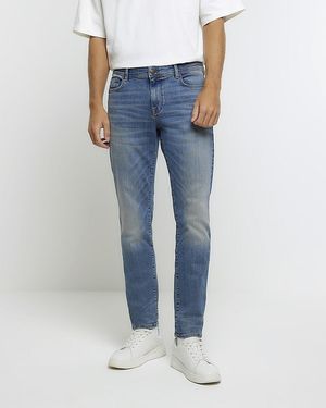 River Island Skinny Fit Jeans Cotton - Blue