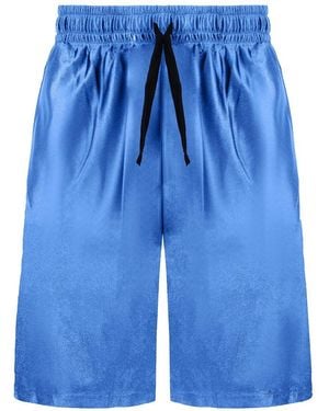 Converse Logo /Zwart Korte Broek - Blauw