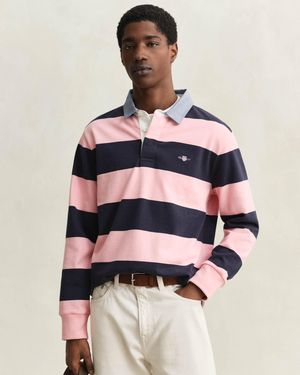 GANT Regular Chambray Stripe Heavy Rugger - Multicolour