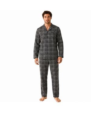 BOSS Winter Long Sleeve Buttoned Pyjamas 50550951 - Black