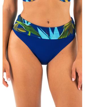 Fantasie Fold-Over Bikini Briefs - Blue