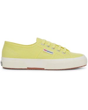 Superga Adult 2750 Cotu Classic Vegan Trainers (Sunny Lime/Avorio) - Yellow