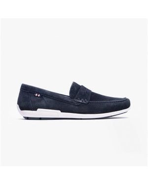 Rieker 09050-14 Moccasin Loafers - Blue