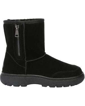 EVER AU Starling Zipper Short Boots - Black