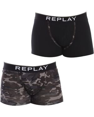 Replay Pack-2 Boxers I101195 - Black