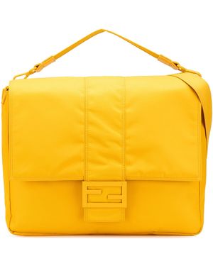Fendi Handbag Logo - Yellow
