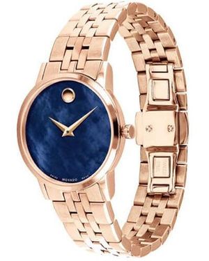 Movado 0607354 Ladies Museum Watch - Blue