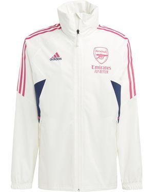 adidas Originals Arsenal Condivo 22 Storm Jacket - White