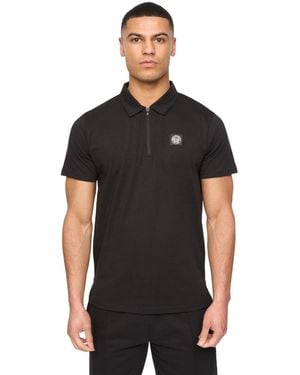 Henleys Henychill Polo And Shorts Set Cotton - Black