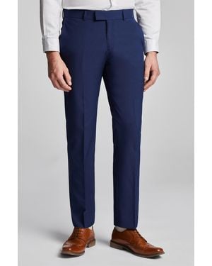 Antique Rogue Skinny Suit Trousers - Blue