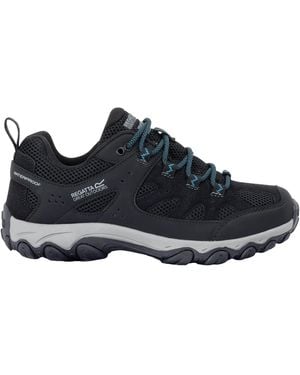Regatta Ladies Edgepoint Iv Low Walking Shoes /Storm) - Black