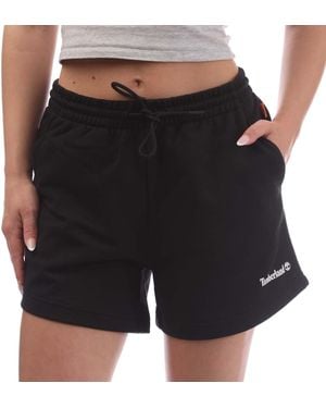 Timberland Lineair Logo Zwemshort Voor In Zwart