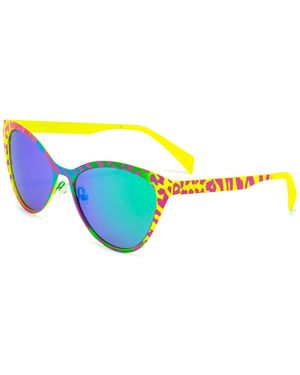Italia Independent Sunglasses 55/15/140 Mm Metal - Yellow