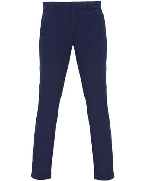 Asquith & Fox Ladies Casual Chino Trousers - Blue