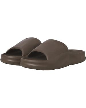 Jack & Jones Jack And Jones Sliders Met Voorgevormd Voetbed Status (karaf) - Bruin