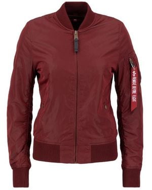 Alpha Industries Ma-1 Tt Two Tone Bomber Jacket - Rood