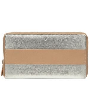 NiNa Amora 'Serafina' Multi-Coloured Leather Purse - Grey