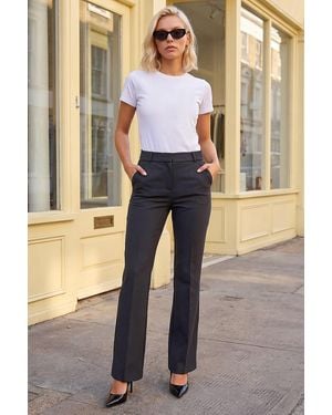 Roman Bootcut Crepe Stretch Trousers - Multicolour