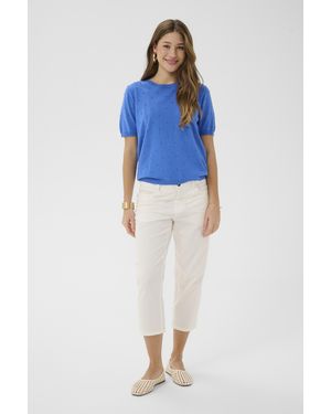 Cream Pullover Crhanne Pullover Straight Fit - Blauw