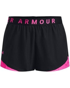 Under Armour Ladies Play Up Athletic Shorts - Black