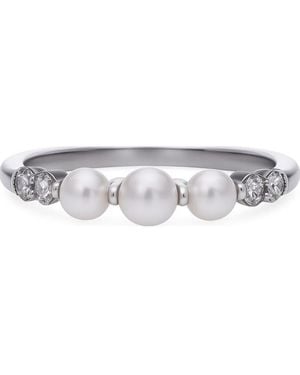 Diamonfire 6119291082160 Ladies Ring Sterling - White