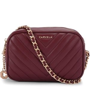 Carvela Kurt Geiger Lola Cross Body Bag - Red