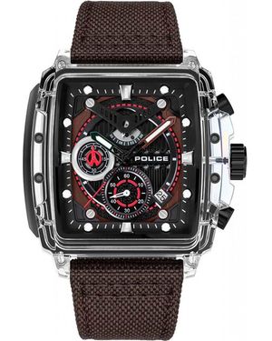 Police Pewgc00770X0 Clout Watch - Black