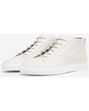 Oliver Sweeney Deer Leather Cupsole Trainers - White