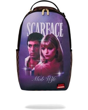 Sprayground Scarface Mob Wife Backpack - Purple