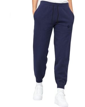 Enzo Ladies Oversized Joggers - Blue