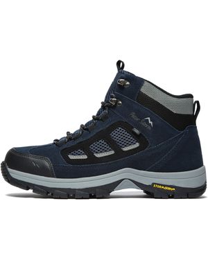 Peter Storm Waterproof Nubuck Mesh Ankle Boots - Blue