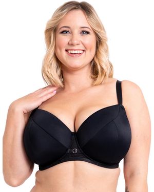 Curvy Kate Lace Daze Padded T-Shirt Balcony Bra - Blue