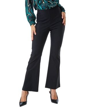Roman Full Length Boot Cut Elastic Waist Trouser - Blue