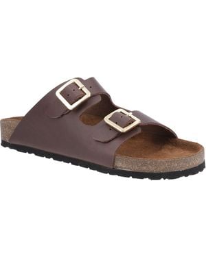 Cotswold Lushill Leather Sandals - Brown
