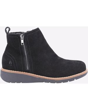 Hush Puppies Libby Memory Foam Boots - Black