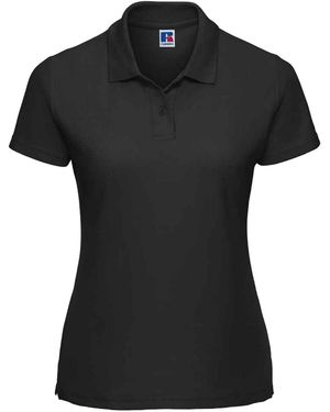 Russell Ladies Polycotton Classic Polo Shirt - Black