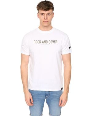 Duck and Cover Walpole T-Shirt Cotton - White