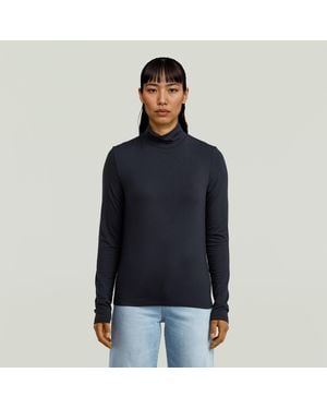 G-Star Regular Mock T-Shirt - Blue